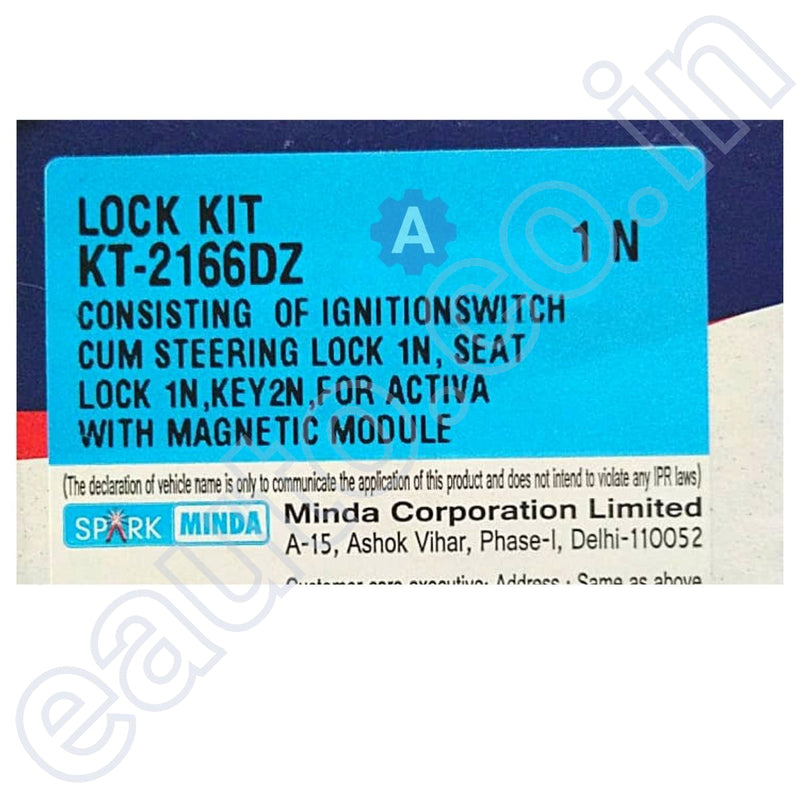 Spark Minda Ignition Lock Set For Honda Activa New Model | With Magnetic Module