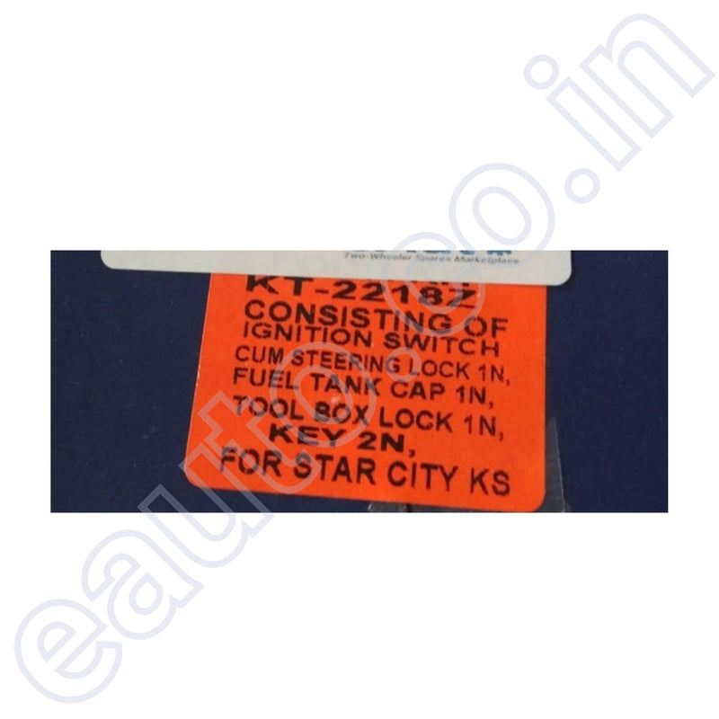 Spark Minda Ignition Lock Set For Tvs Star City Kick Start | Of 3