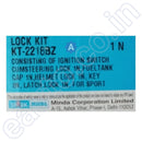 Spark Minda Ignition Lock Set For Tvs Star Sport | Of 3