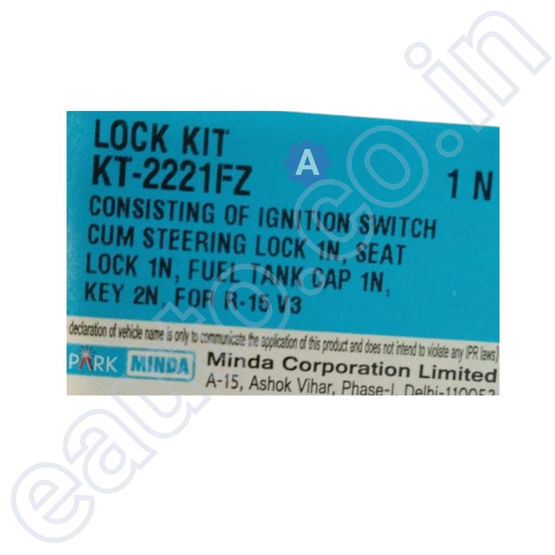 Spark Minda Ignition Lock Set For Yamaha R15 V3
