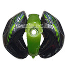 Tank Cover For Yamaha Fz | Fz16 Fz-S V1 Black & Green Set Of 3