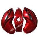 Tank Cover for Yamaha FZ | FZ16 | FZ-S V1 | Dazzling Red | Set of 3 Tank Cover
