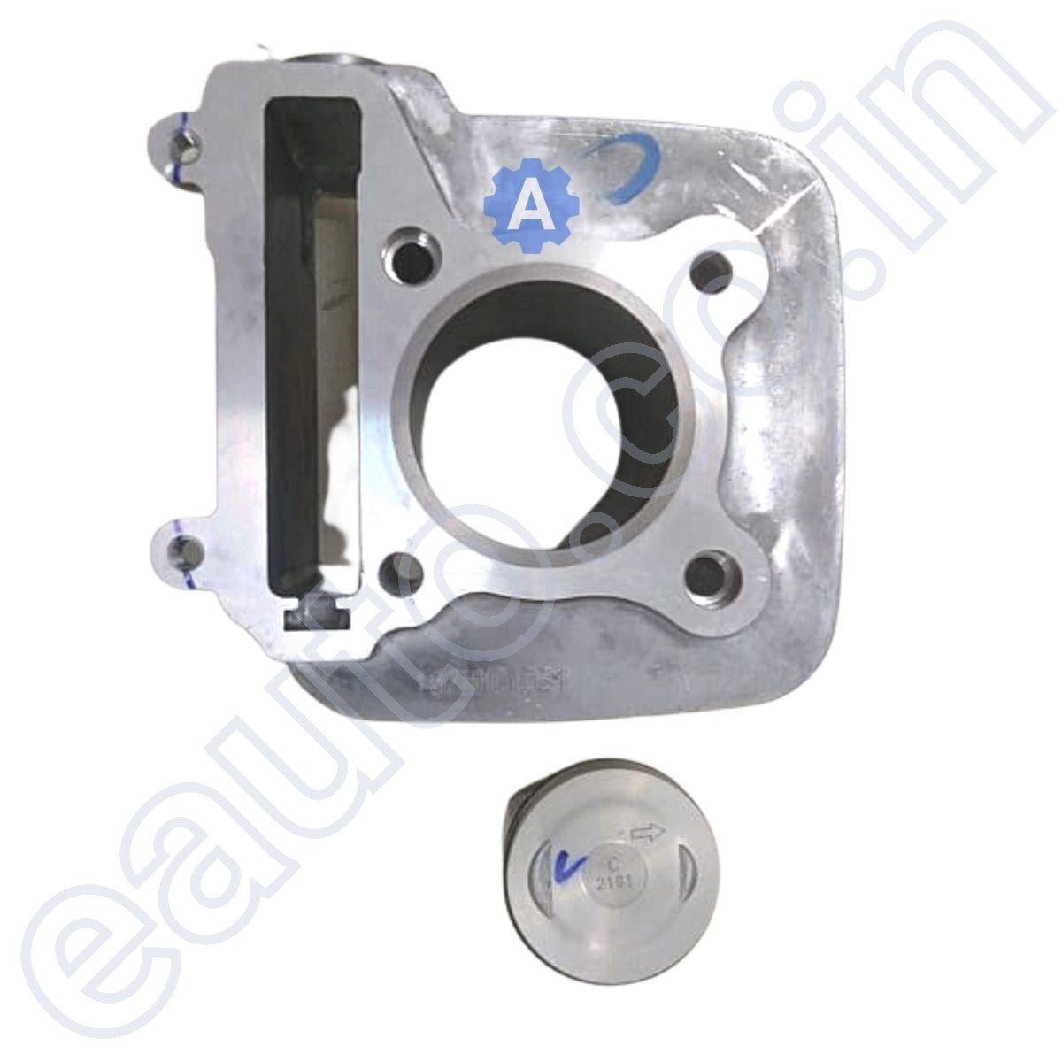TVS Original Engine Block Kit for TVS XL 100 BS6 | Bore Piston or Cyli
