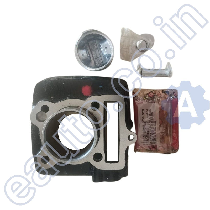 Usha Piston Cylinder Kit For Tvs Victor | Gl Engine Block