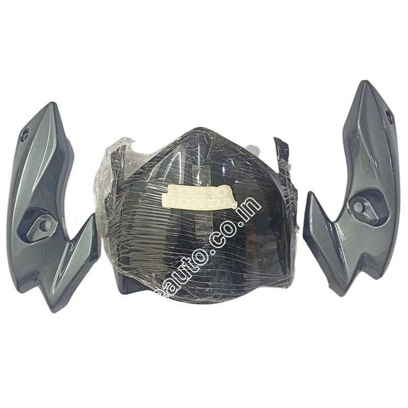 Visor For Hero Hunk | Ebony Grey Front Fairing Or Doom Set Of 3