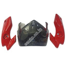 Visor For Hero Hunk | Sports Red Front Fairing Or Doom Set Of 3