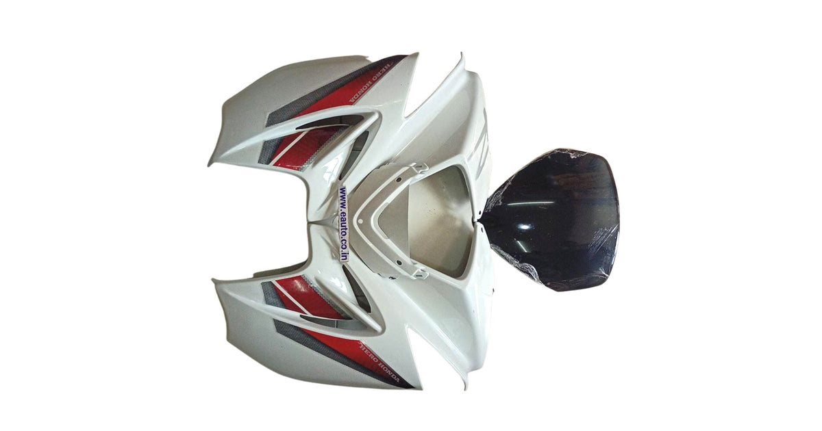 Visor for Hero Karizma R | White | Front Fairing or Doom