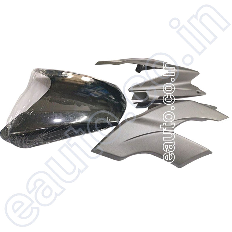 Visor For Yamaha Apache Rtr 160 New Model | 180 Grey Front Fairing Or Doom