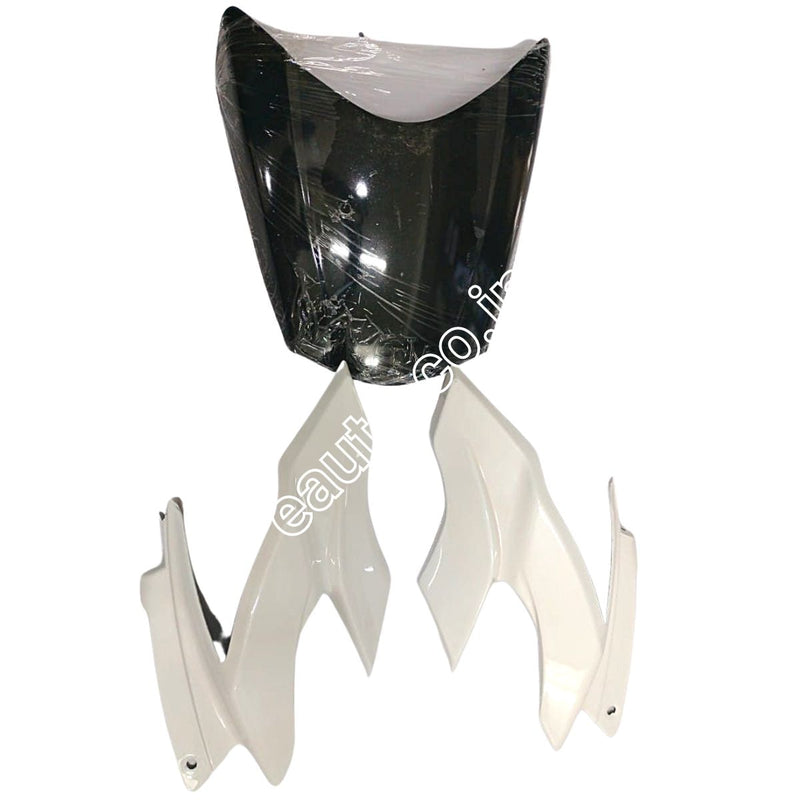 Visor For Yamaha Apache Rtr 160 New Model | 180 White Front Fairing Or Doom