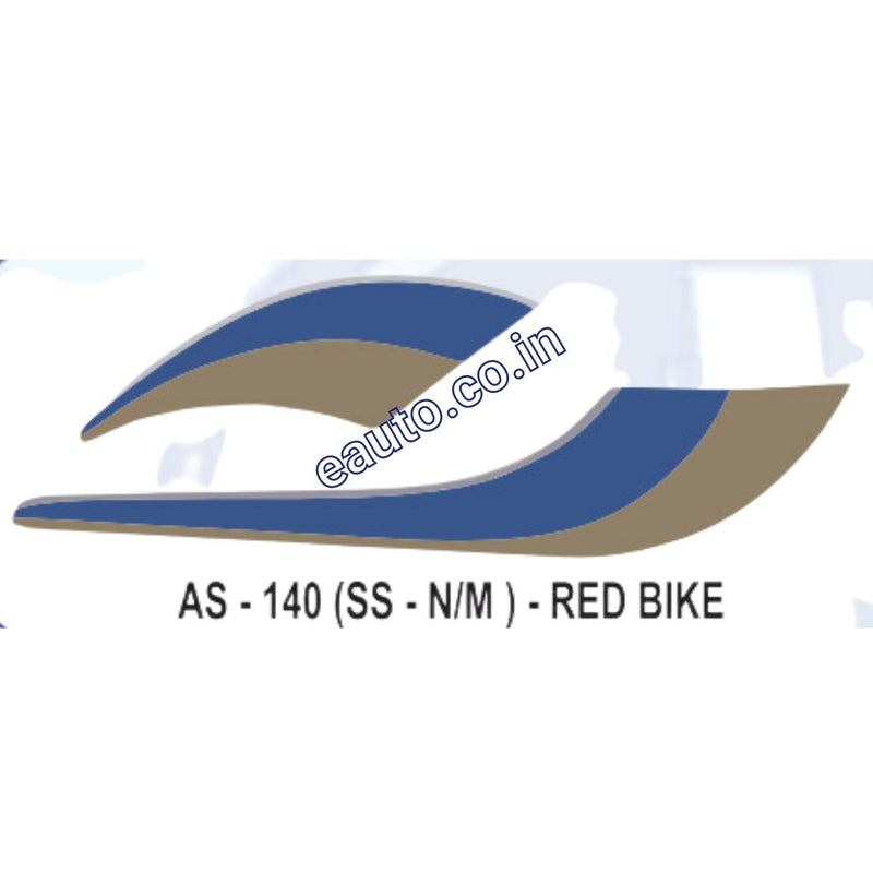 Graphics Sticker Set for Hero Honda CD 100 SS | New Model | Red Vehicle
