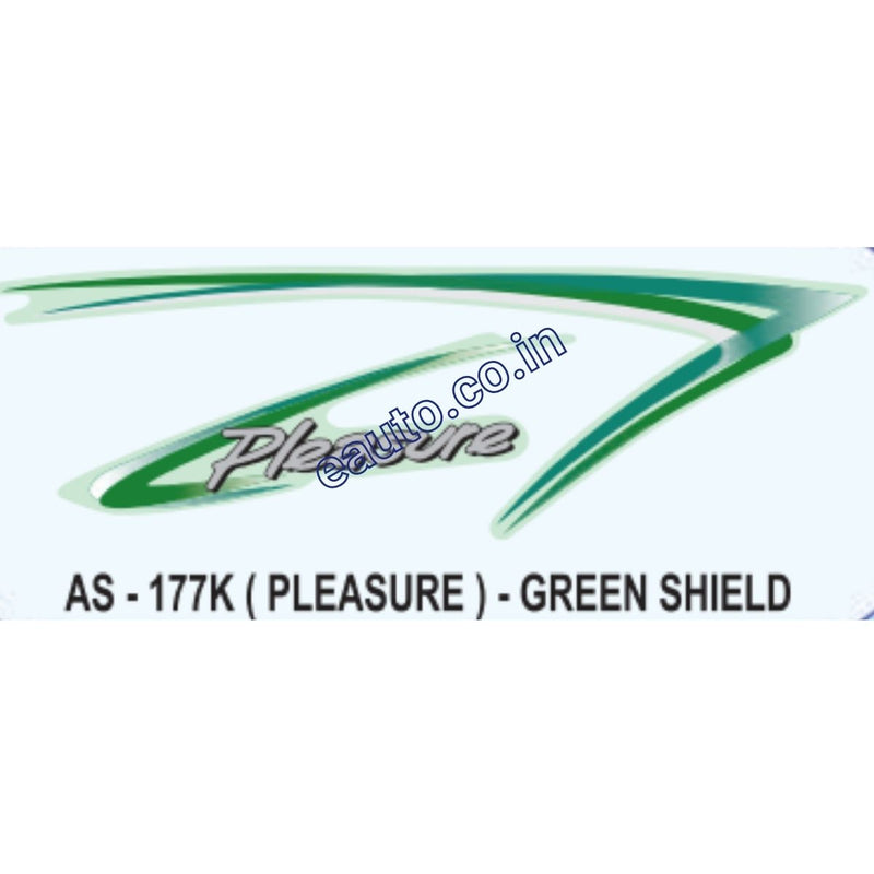 Graphics Sticker Set for Hero Honda Pleasure | Green Sticker