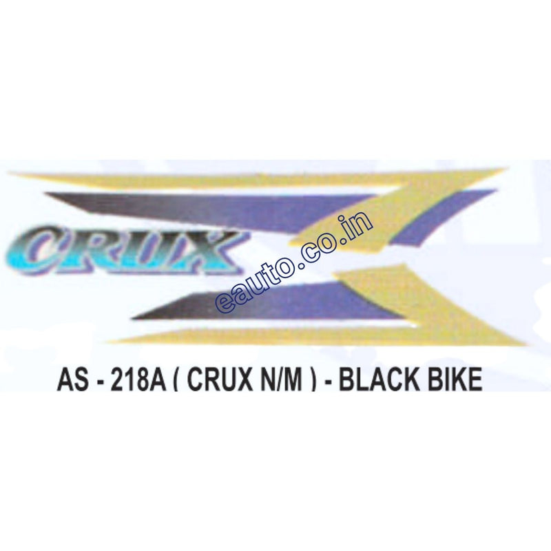 Graphics Sticker Set for Yamaha Crux | New Model | Black Vehicle