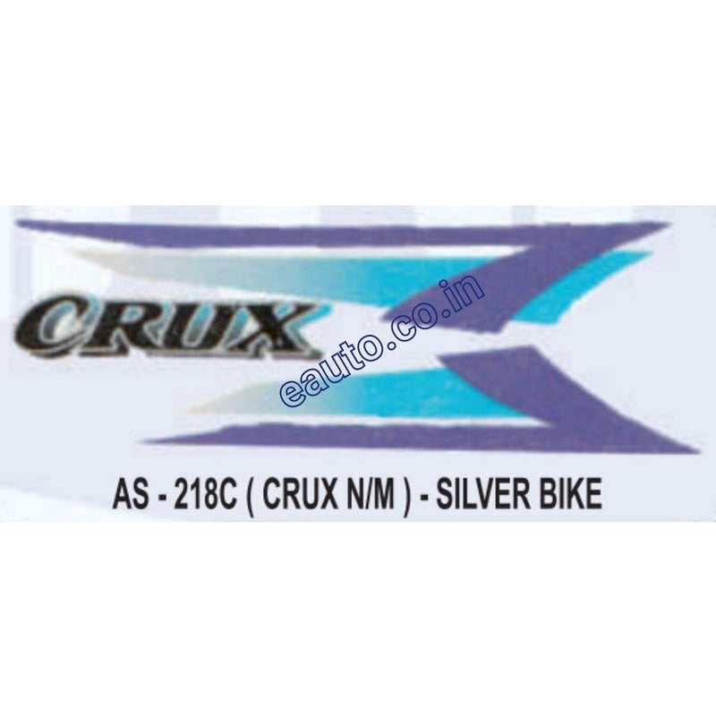 Graphics Sticker Set for Yamaha Crux | New Model | Silver Vehicle