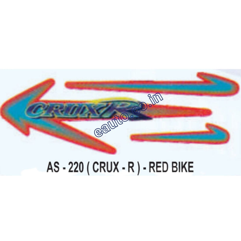 Graphics Sticker Set for Yamaha Crux R | Red Vehicle