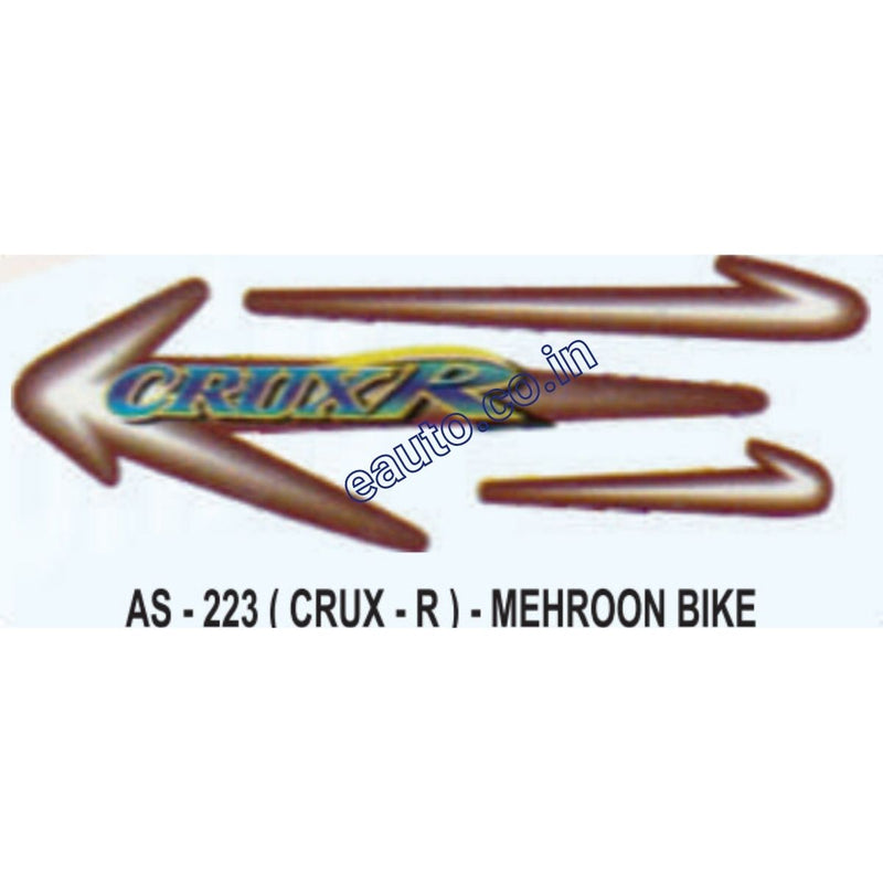 Graphics Sticker Set for Yamaha Crux R | Mehroon Vehicle