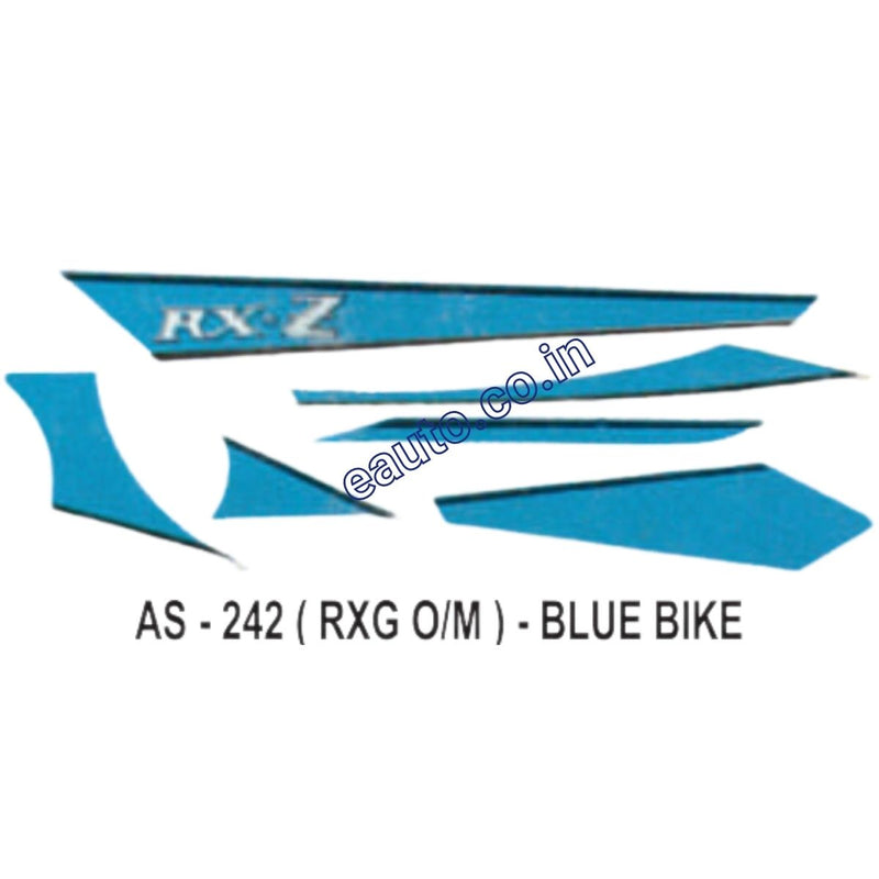 Graphics Sticker Set for Yamaha RX-Z | Old Model | Blue Vehicle