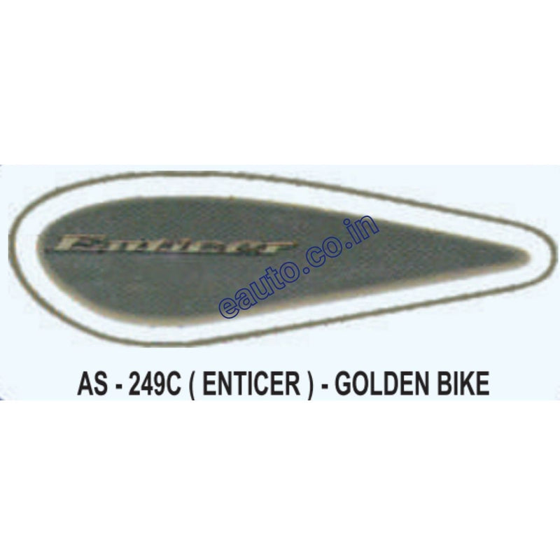 Graphics Sticker Set for Yamaha Enticer | Golden Vehicle