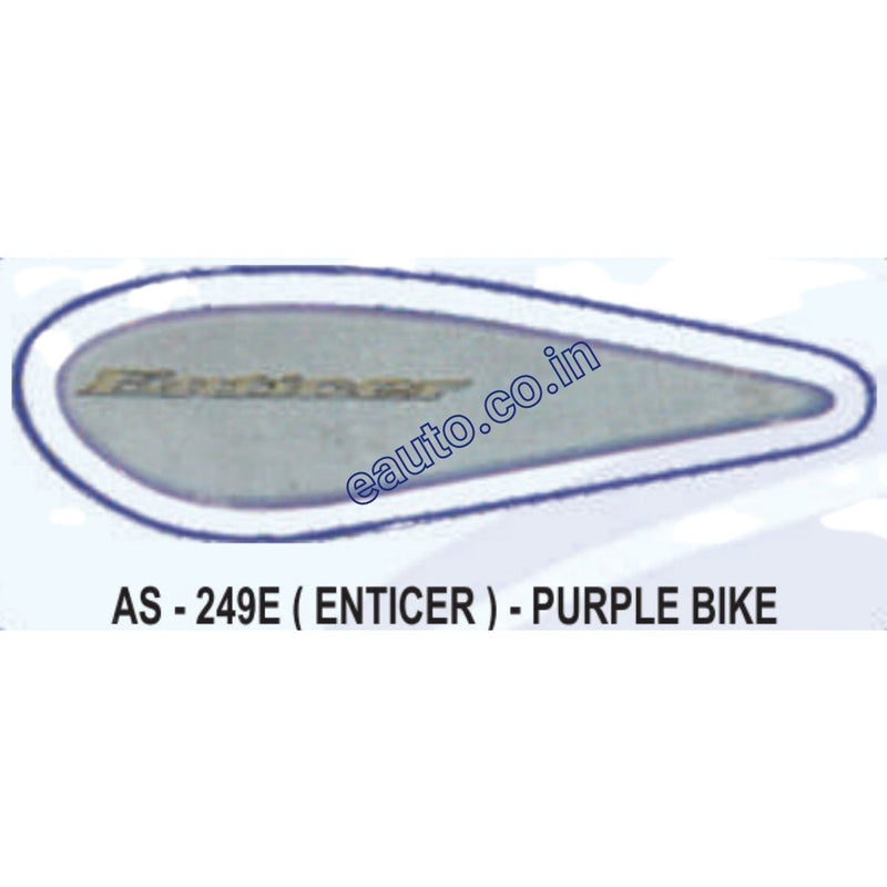 Graphics Sticker Set for Yamaha Enticer | Purple Vehicle