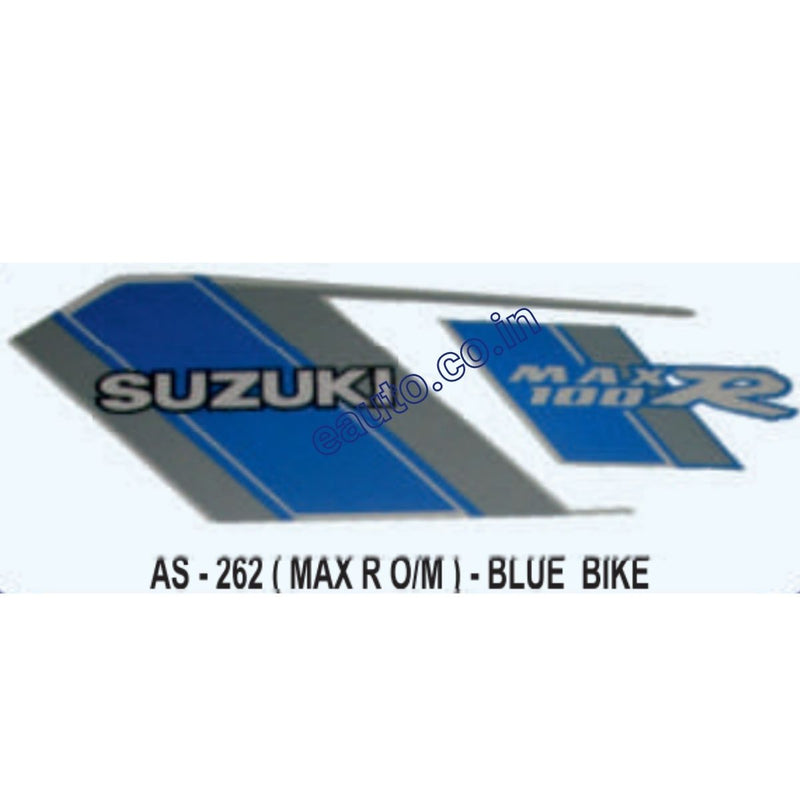 Graphics Sticker Set for Suzuki Max R | Old Model | Blue Vehicle