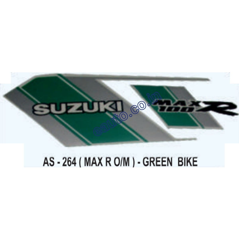 Graphics Sticker Set for Suzuki Max R | Old Model | Green Vehicle