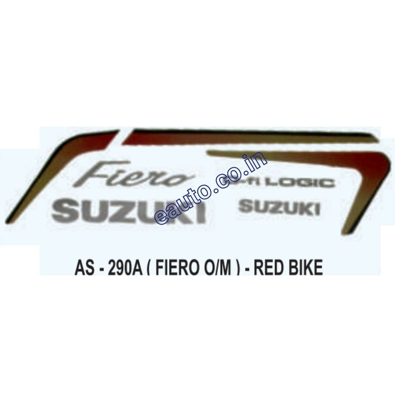 Graphics Sticker Set for Suzuki Fiero | Old Model | Red Vehicle