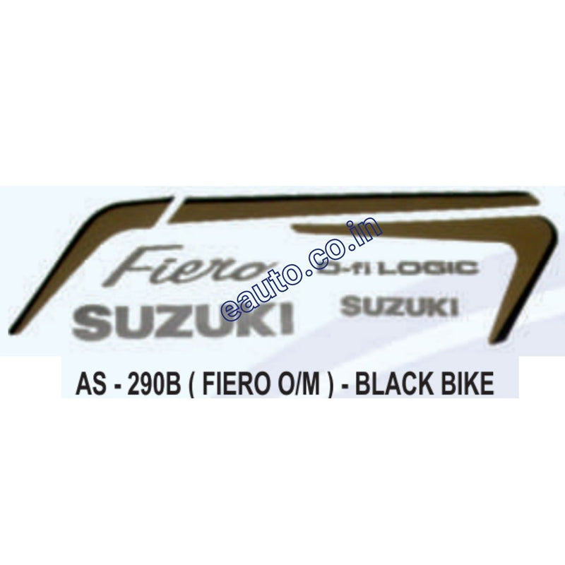 Graphics Sticker Set for Suzuki Fiero | Old Model | Black Vehicle