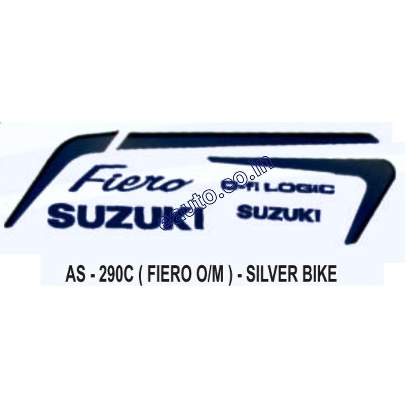 Graphics Sticker Set for Suzuki Fiero | Old Model | Silver Vehicle