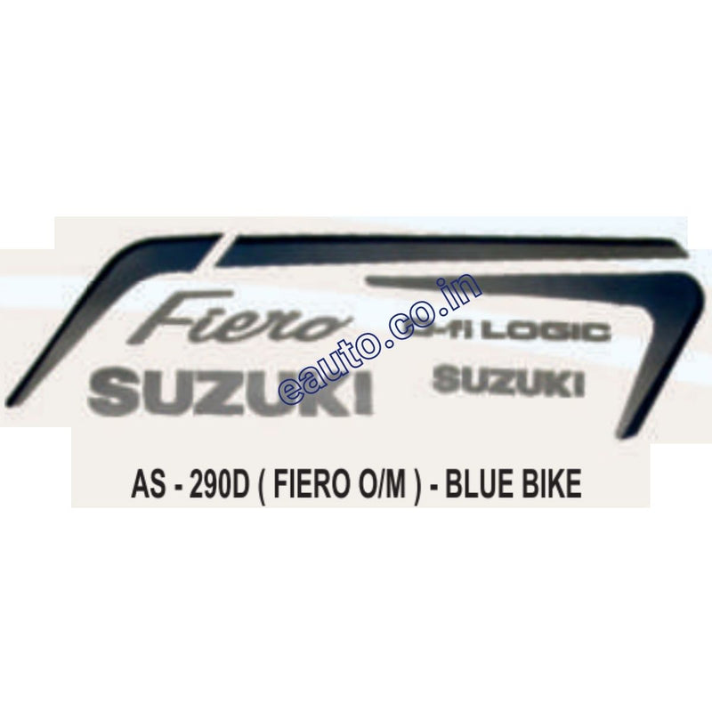 Graphics Sticker Set for Suzuki Fiero | Old Model | Blue Vehicle