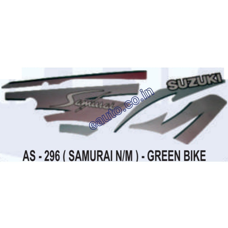 Graphics Sticker Set for Suzuki Samurai | New Model | Green Vehicle