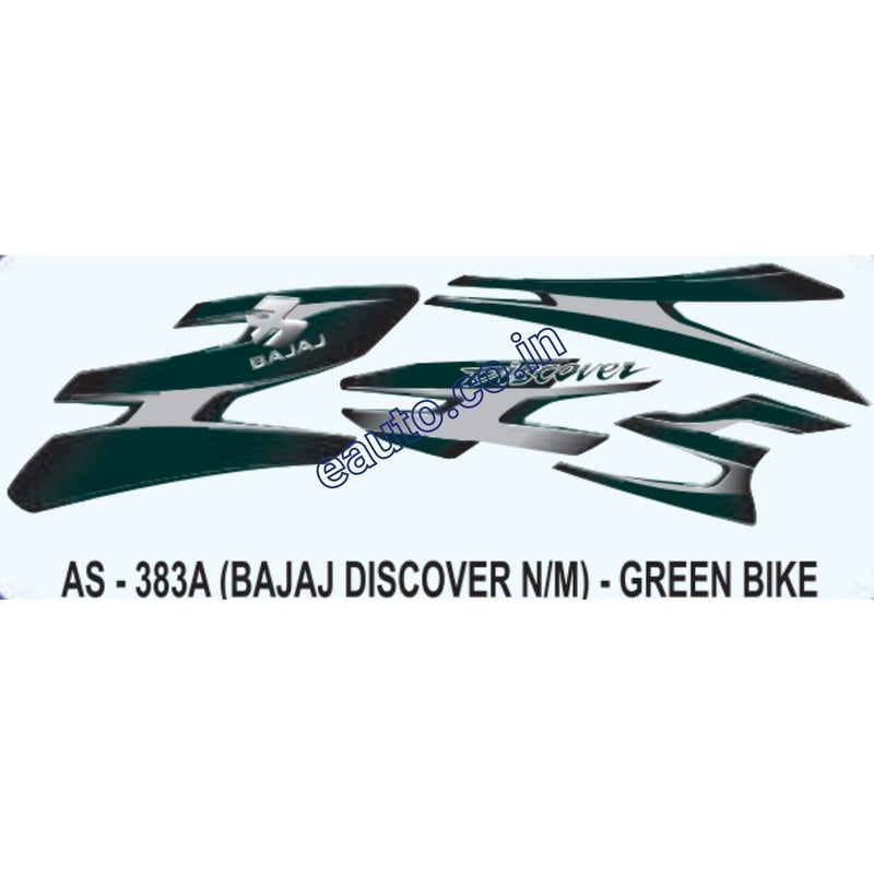 Graphics Sticker Set for Bajaj Discover | New Model | Green Vehicle