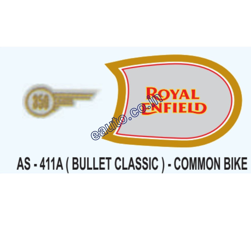 Graphics Sticker Set for Royal Enfield Bullet Classic | Common Vehicle