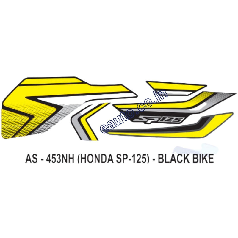 Graphics Sticker Set for Honda SP 125 | Black Vehicle