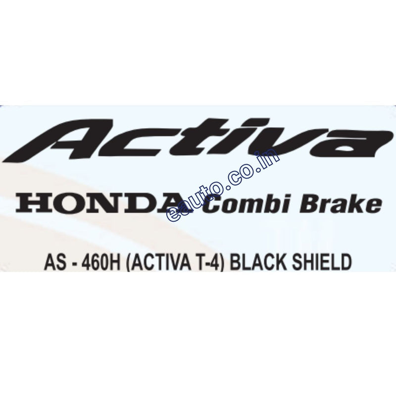 Graphics Sticker Set for Honda Activa | Combi Brake Type 4 | Black Sticker