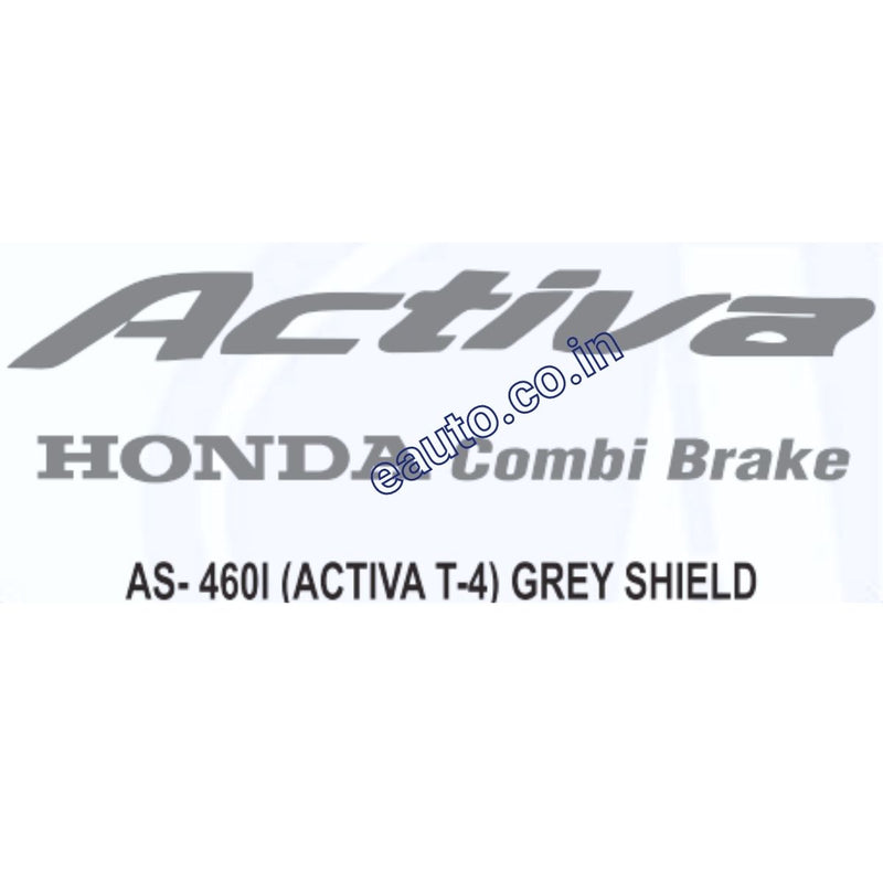 Graphics Sticker Set for Honda Activa | Combi Brake Type 4 | Grey Sticker
