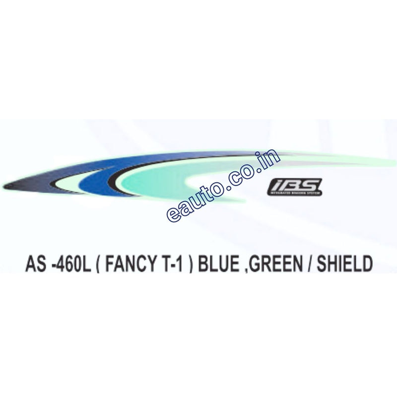 Graphics Sticker Set for Honda Fancy | Type 1 | Blue & Green Sticker