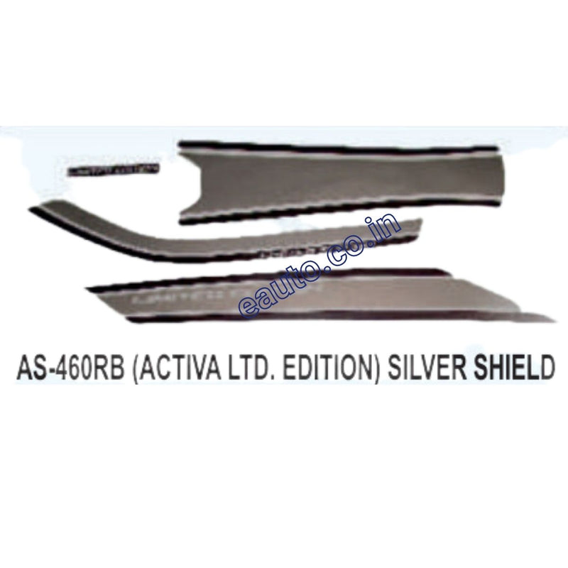 Graphics Sticker Set for Honda Activa | Limited Edition | Silver Sticker