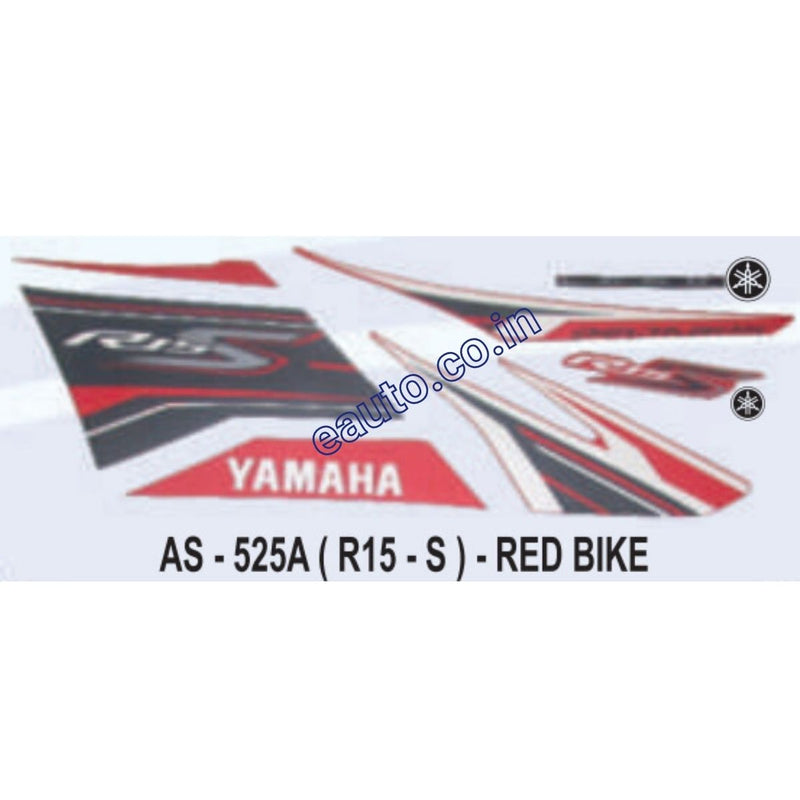 Graphics Sticker Set for Yamaha R15 S | Red Vehicle