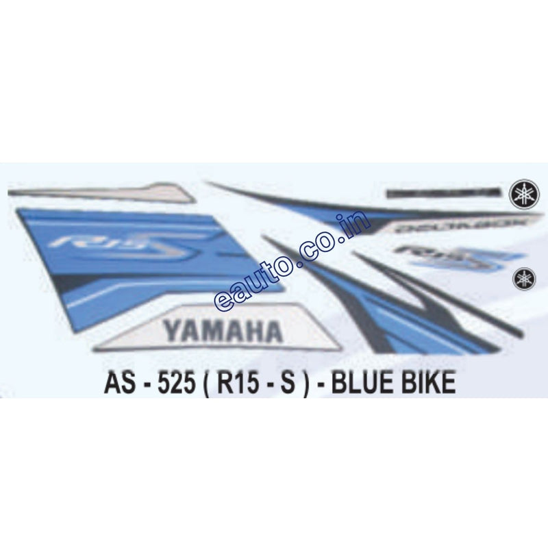 Graphics Sticker Set for Yamaha R15 S | Blue Vehicle