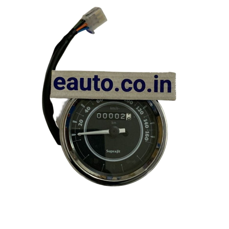 Analog Speedometer For Royal Enfield Electra Silver