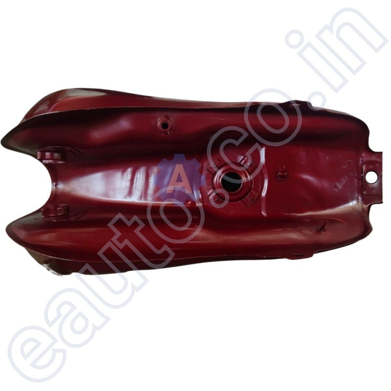 Ensons Petrol Tank For Hero Passion Plus Alloy Wheel (Wine Red/silver)