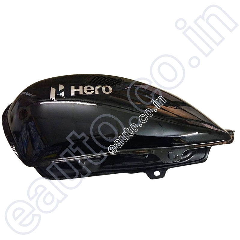 Ensons Petrol Tank For Hero Splendor Bs6 | Black Silver Sticker