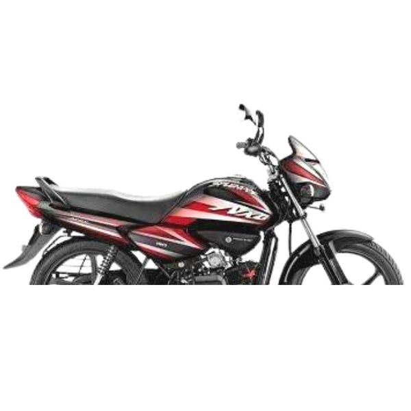 Ensons Petrol Tank for Hero Splendor NXG Black Red 2013 2014 Mod