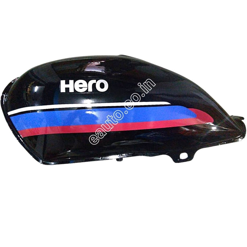 Ensons Petrol Tank For Hero Splendor Plus Bs4 (Black/blue)