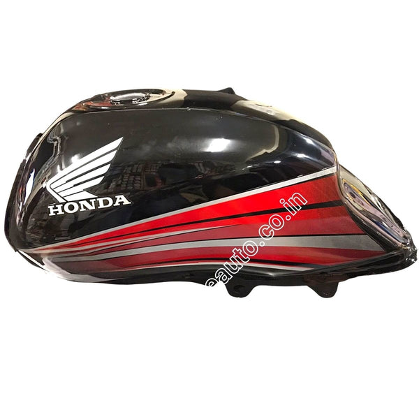 Ensons Petrol Tank for Honda Dream Yuga Type 2 Black Red