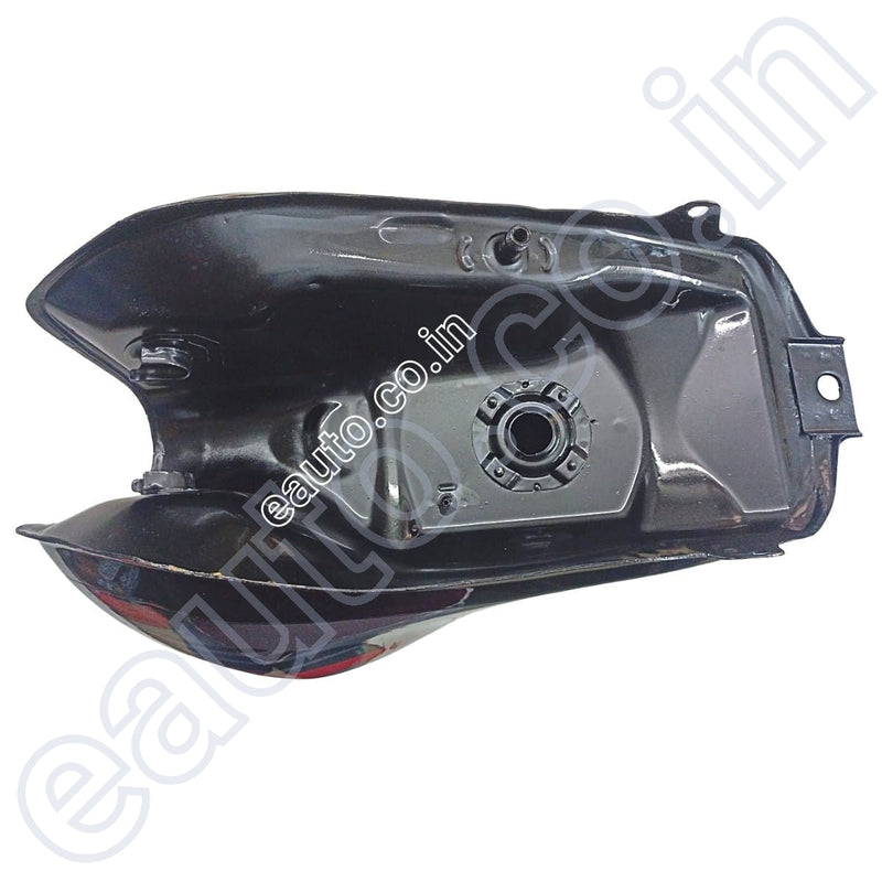 Ensons Petrol Tank For Honda Shine Bs4 | Black With Red Sticker