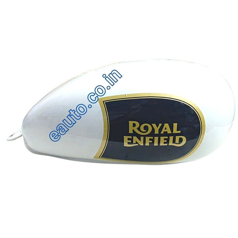 Ensons Petrol Tank For Royal Enfield Classic 350 Bs3 | White Colour Models Before 2017