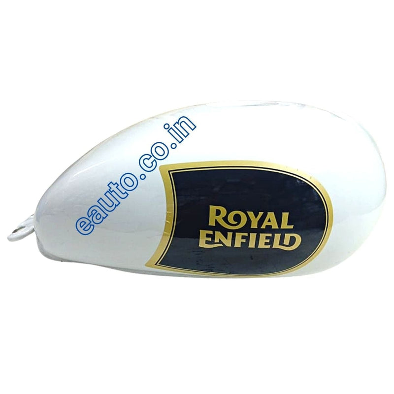 Ensons Petrol Tank For Royal Enfield Classic 350 Bs4 | White Colour Apr 2017 To Mar 2020 Models