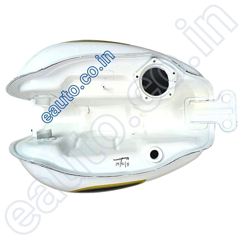Ensons Petrol Tank For Royal Enfield Classic 500 Bs4 White | Apr 2017 To Mar 2020 Models