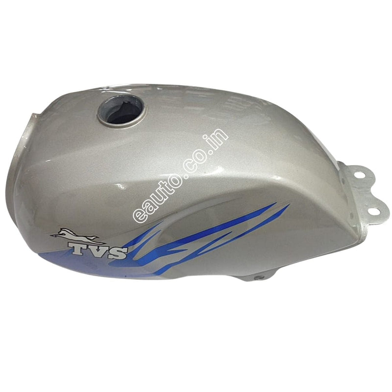 Ensons Petrol Tank For Tvs Victor Gl | Silver