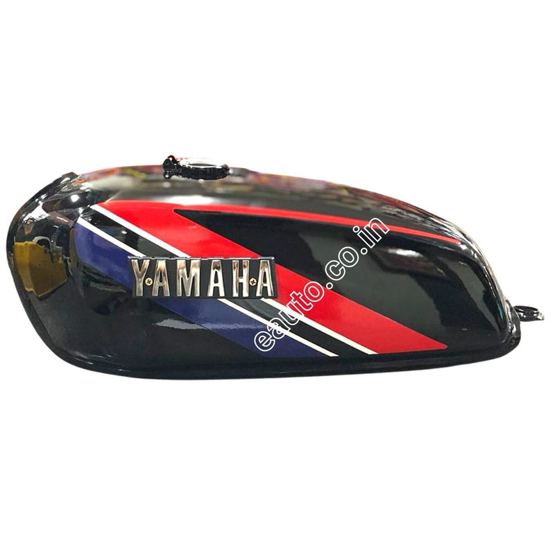 Ensons Petrol Tank For Yamaha Rx100 | 6 Volt Black & Red
